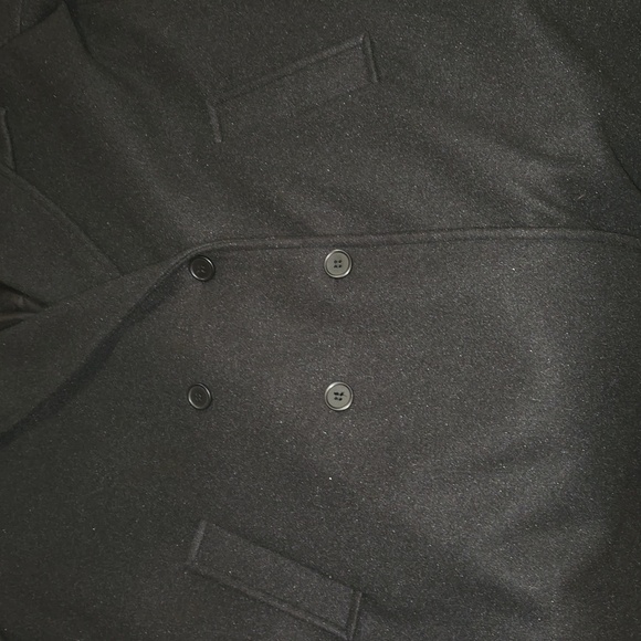 Forever 21 Women's Oversized Twill Trench Coat Black Size L - Picture 3 of 8